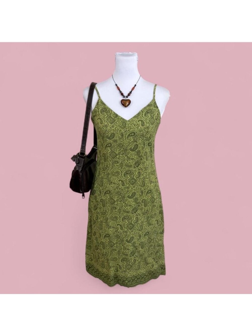 y2k paisley granola girl cami dress